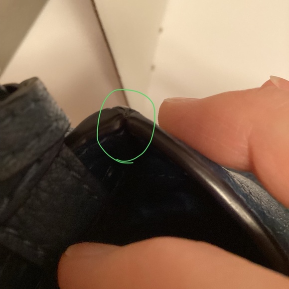 EUC Tory Burch Blue Hobo Bag - Picture 11 of 16